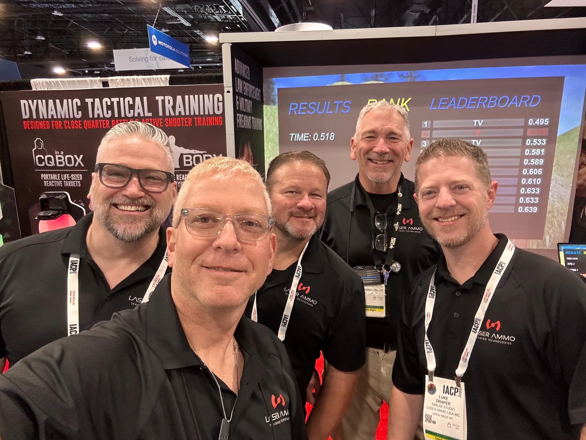 Laser Ammo military law enforcement team at a show Laser Ammo military law enforcement team at a show