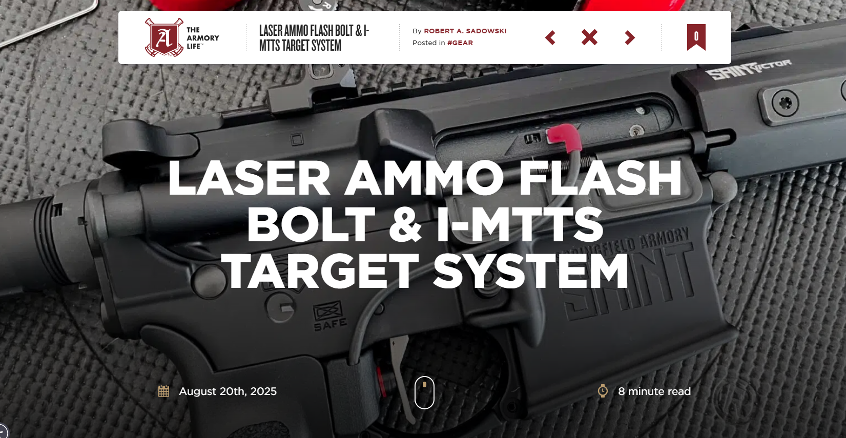 Flash Bolt & iMTTS review by Armory Life