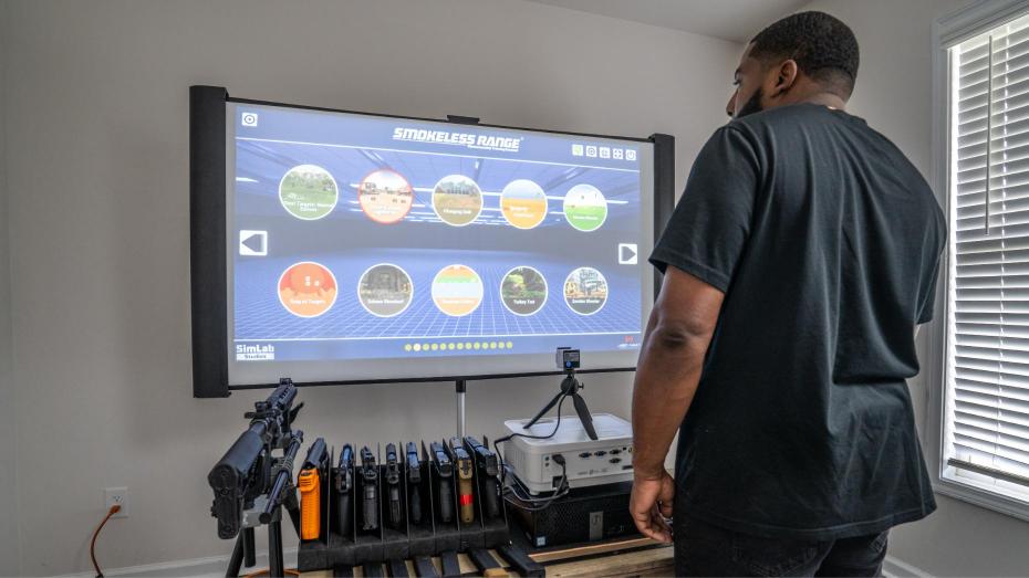 Dry fire training arena in the comfort of home Dry fire training arena in the comfort of home