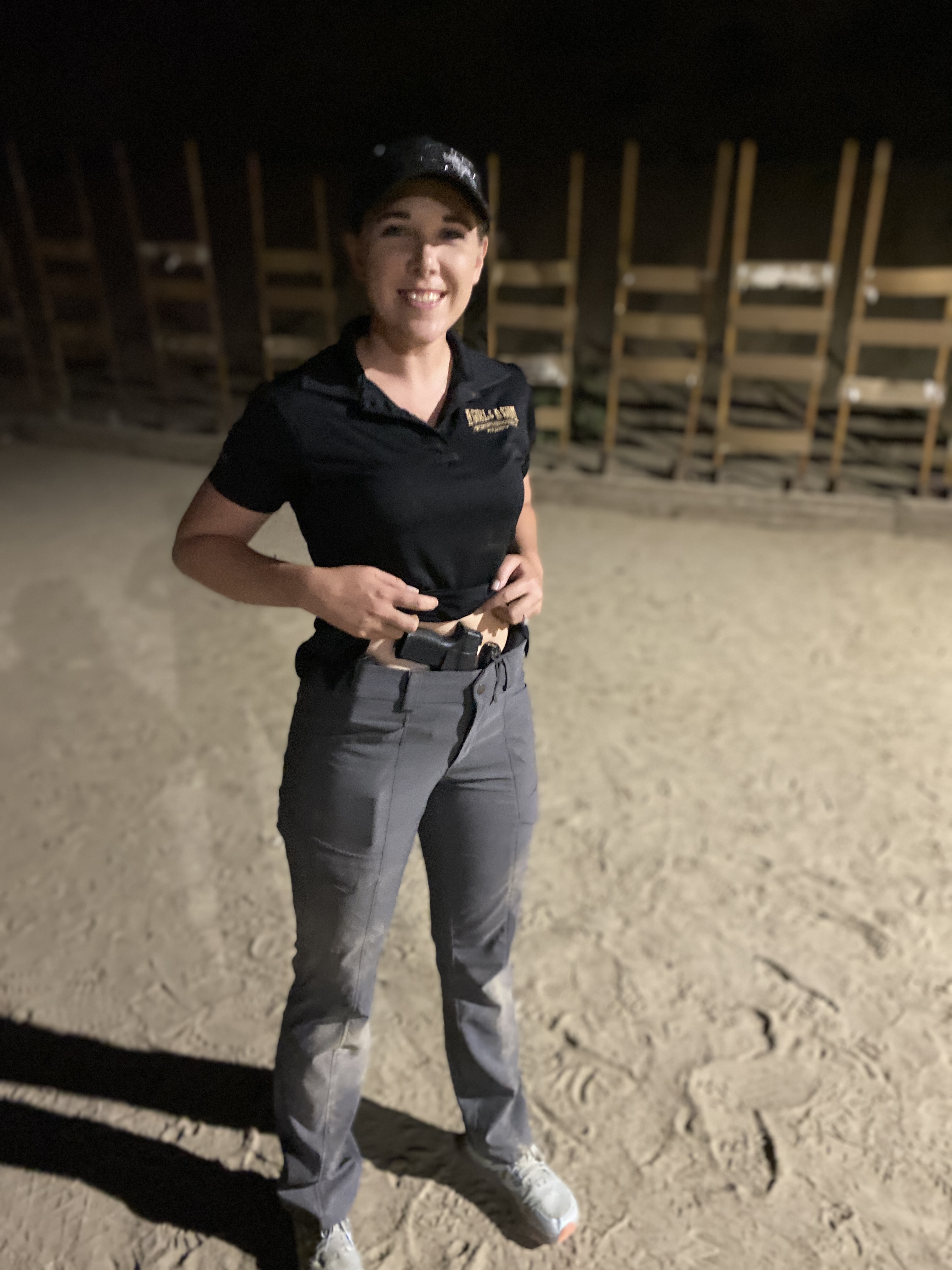 Dakota competing with her carry gun and holster Dakota competing with her carry gun and holster